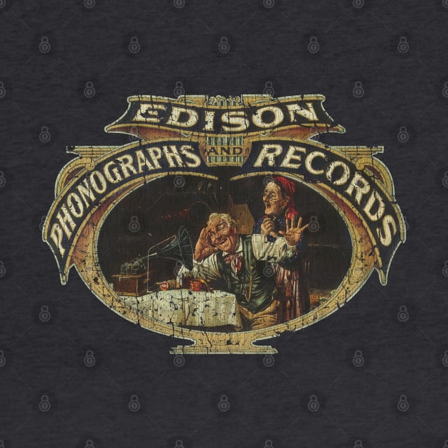 Edison Phonographs and Records 1888 by JCD666